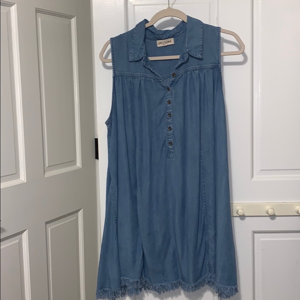 Denim dress